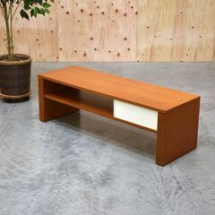 ≪yt1887ジ≫ case study shop/ケーススタディショップ センターテーブル/リビングテーブル 幅120cm ミッドセンチュリー/中古家具/宮城県仙台市 70329-17の画像