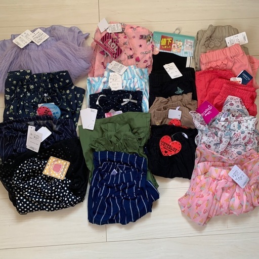 全て新品！130センチ夏服パンツまとめ売り