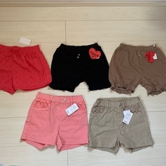 全て新品！130センチ夏服パンツまとめ売りの画像