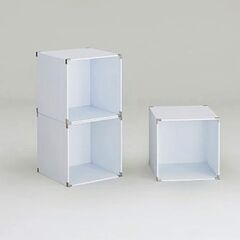 キューブ収納ボックス 3個 セット | 工具を一切使わず簡単組立...
