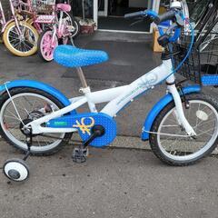 子供用自転車　１６インチ　補助輪付き