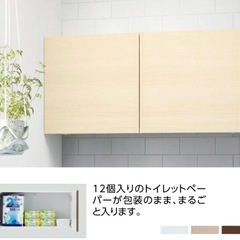 【新品未使用】TOTO トイレ背面収納キャビネットの画像