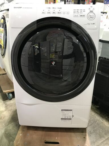 2023年3月購入 SHARP ドラム式洗濯機 ES-S7G-WR ホワイト SHARP ES-