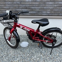 Jeep子供用自転車 16インチ コマ付