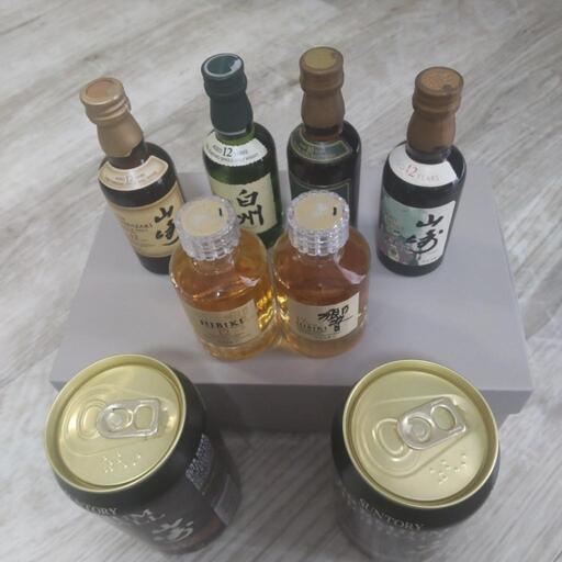 山崎12年 6本 サントリーウィスキー希少 未開封品レア ウィスキー ミニ