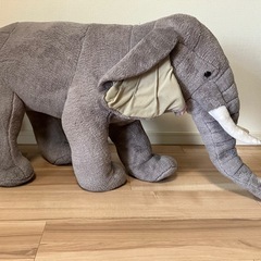 すわれるぬいぐるみ　ぞう　インテリア　チェア　　 　　の画像