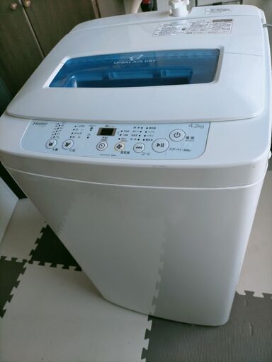 2019年式 4.2kg ハイアール 洗濯機 JW-K42M
