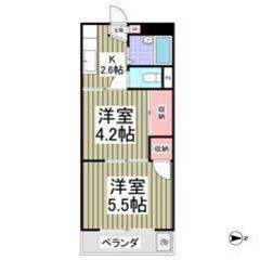💙💜フリーレント1ヶ月付き💜💙ペット可🎶バストイレ別🎶長後…