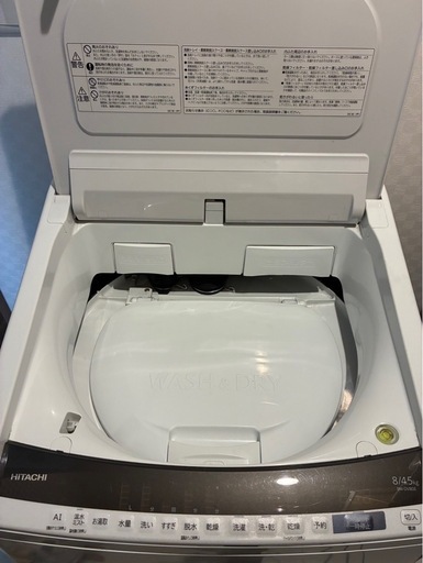 ★大幅値下げ 美品　洗濯乾燥機 日立 HITACHI BEAT WASH   8kg　BW-DV80E  2019年製★