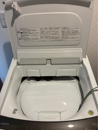 ★大幅値下げ 美品　洗濯乾燥機 日立 HITACHI BEAT WASH   8kg　BW-DV80E  2019年製★