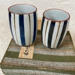 夫婦湯呑みセット　二個の画像