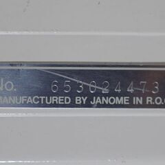 JANOME N3000 コンパクトなミシンです フットコントローラー付きの画像