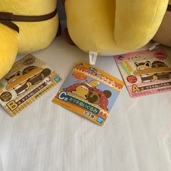 タヌキとキツネ　ぬいぐるみ　4つセット
の画像