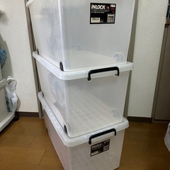 プラスチック　収納ケース　3個　バラ売り可の画像