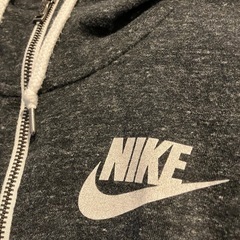 美品 ナイキ Nike フルジップパーカー ダークグレー その②の画像