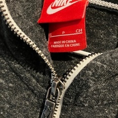 美品 ナイキ Nike フルジップパーカー ダークグレー その②の画像