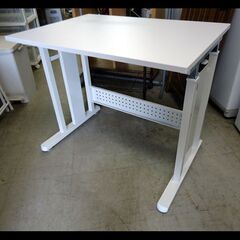 札幌限定配送/お引き取り可◆家具◆山善◆昇降式パソコンデスク◆手...