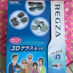 REGZA 3Dグラスセットシアターグラス美品
