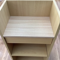 引き出し付きカラーBOX【町田市再生家具】　0427の画像