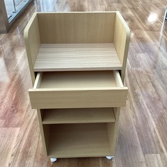 引き出し付きカラーBOX【町田市再生家具】　0427の画像