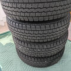 値下げ　軽トラ·軽バス　DUNLOP  WINTERMAX  ダンロップウィンターマックスSV01  145/80/R12  タイヤホイール4本セットの画像