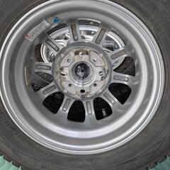 値下げ　軽トラ·軽バス　DUNLOP  WINTERMAX  ダンロップウィンターマックスSV01  145/80/R12  タイヤホイール4本セットの画像
