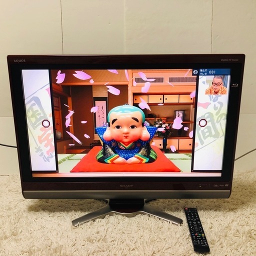 シャープAQUOS テレビ32インチ⑥ (ぴーちゃん) 新長田のテレビ