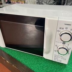TWINBIRD ツインバード 電子レンジ 単機能 一人暮らし ホワイト