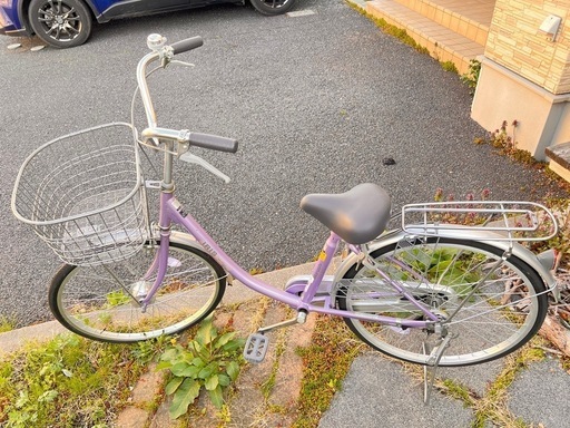 中古】26インチ 自転車 オリーブ モスグリーン UVER&LULU