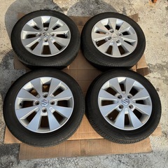 スズキ ワゴンR 純正アルミホイール & 155/65R14 7...