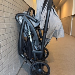 美品 レインカバー付き Joie 2人乗り ベビーカー エヴァライトデュオの画像