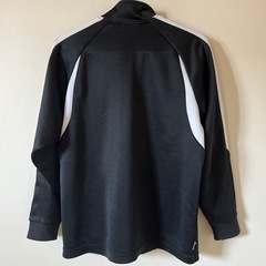 adidas ジャージ　150　黒×白の画像
