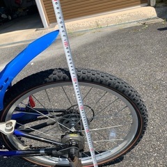 子供用自転車　青色 の画像
