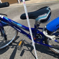 子供用自転車　青色 の画像