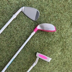 [無料/for free]3-6歳 ハローキティゴルフ クラブセット 3本組／Hello Kitty Golf Club Set for 3-6 Year Oldsの画像