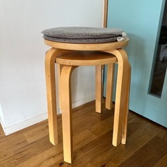 【IKEA】スツール　2脚