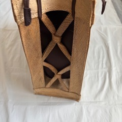 未使用　天然素材ココナッツ製カゴバック の画像