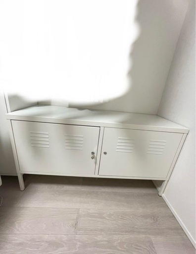人気メーカー・ブランド 引取り限定 IKEA PSキャビネット (n.) 大鳥居の収納家具《テレビ スチールラック・メタルラック