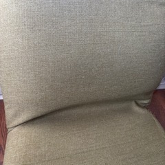 【中古】ヤマザキ　座椅子　グリーンの画像