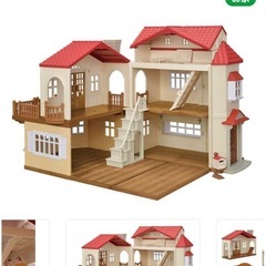 シルバニアファミリー　赤い屋根のお家の画像