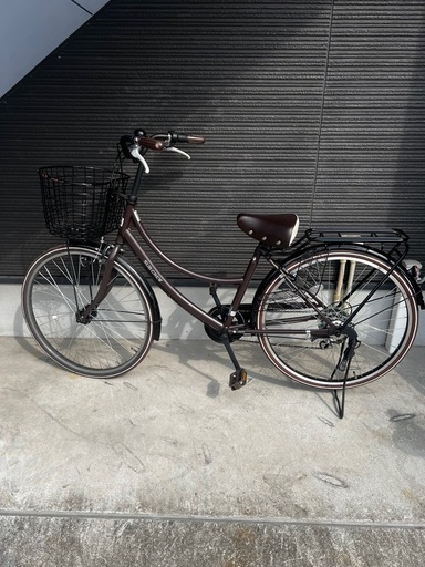 21Technology 自転車 ママチャリ 26インチ LEDオートライト