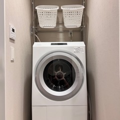 洗濯機ラック(※カゴなし、寸法あり)