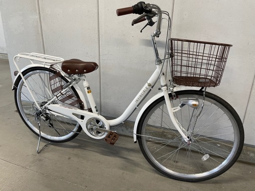 シティサイクル26インチ　　パンクレス　オートライト