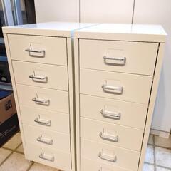 IKEA ヘルメル 引き出しユニット 2個の画像