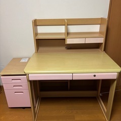 楽天市場】【T型ライト付き】 学習デスク4点セット 勉強机 学習