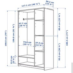 IKEAのBRIMNES ブリムネスの画像