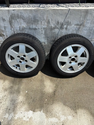 ポロ　純正ホイール　14インチ　スタッドレス