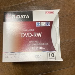 RiDATA DVD-RW 5枚枚セット CPRM対応
