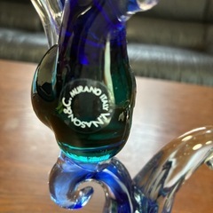 Murano Glass 鳥のオブジェ ヴェネチアンガラス ムラーノガラス