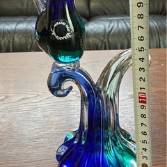 正規 V.NASON&C MURANO 長久手 (スマイル) ムラーノガラス置物 ITALY 工芸品